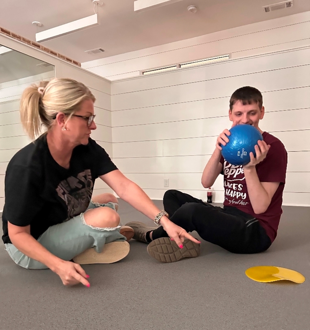 Brain-body connection illustrated with neural pathways and movement Exercise and motor planning are important for kids with autism.